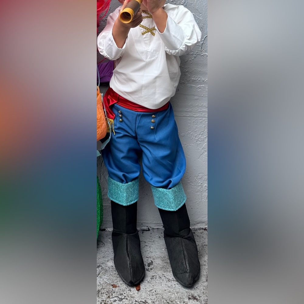 Prince Eric costume 3T